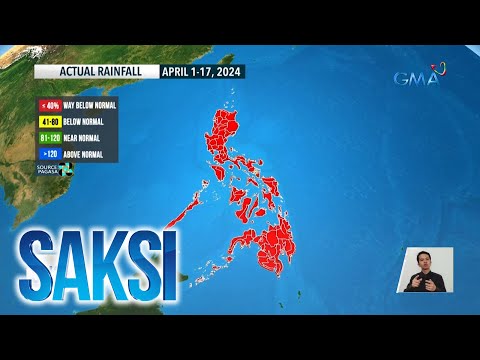 PAGASA – Way below normal rainfall o halos walang ulan sa buong bansa nitong April 1–17… Saksi