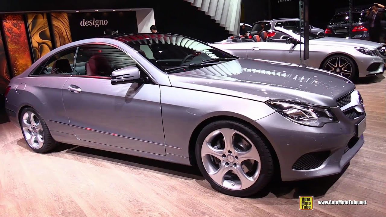 2015 Mercedes-Benz E-Class Coupe E220 BluTec - Exterior, Interior Walkaround - 2014 Paris Auto Show