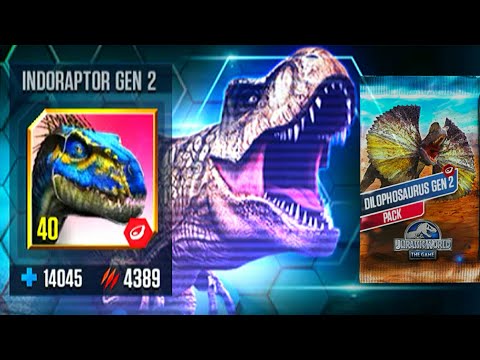 INDORAPTOR GEN 2 VS INDORAPTOR GEN 2 (BATTLE SOLO) | JURASSIC WORLD THE GAME