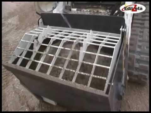 Godet malaxeur à béton pour mini-chargeuse_7