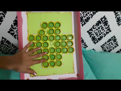 Como fazer e jogar RESTA UM❤