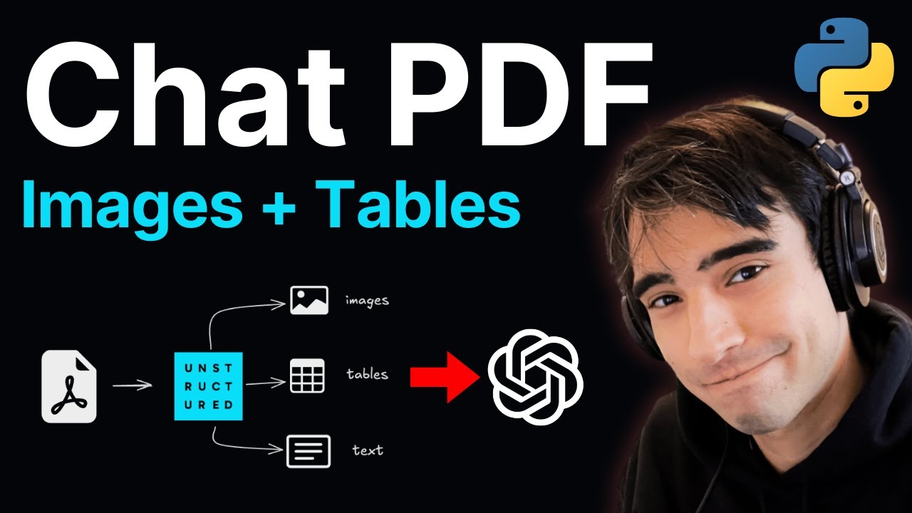 Multimodal RAG: Chat with PDFs (Images & Tables) [2025]