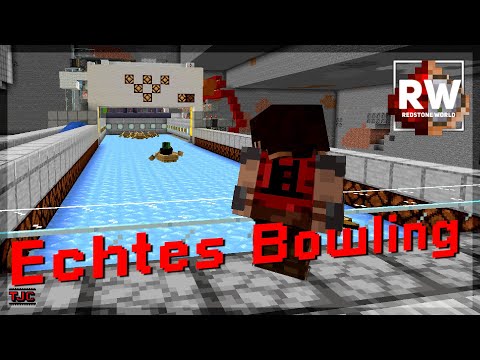 Minecraft Bowling mit @Crocodileandy & @iOser100 - Redstone World Ep. #328