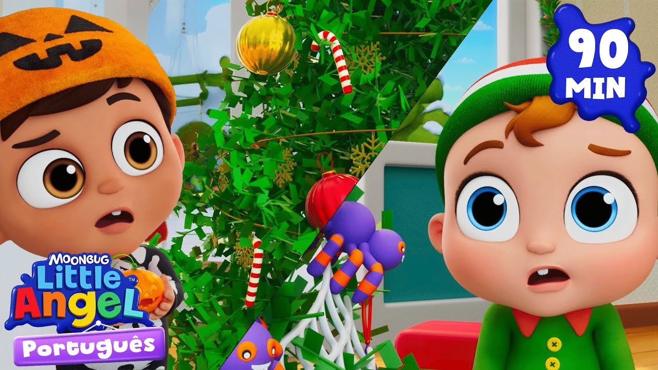 Árvore de Nalloween 🎃/🎄Little Angel Brasil | Músicas Infantis em Português