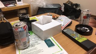 明日の釣行に向けて飲みながら話し合い