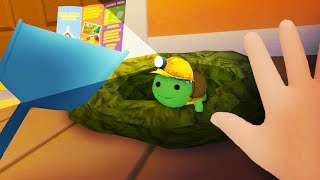 BABY DIG'S OUT OF THE HOUSE!! ESCAPING BABY HANDS!! (Baby Hands VR HTC Vive)