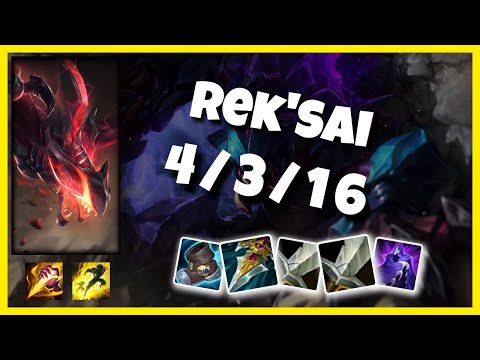 Rek'Sai s11 Jungle Challenger Replay (4/3/16) - KOREAN
