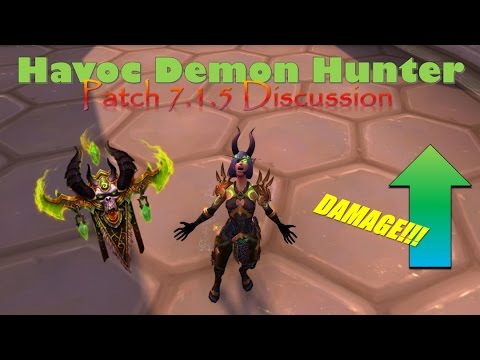 Havoc Demon Hunter 7.1.5 Raid Build + Odyn (H) Legendary Drop!