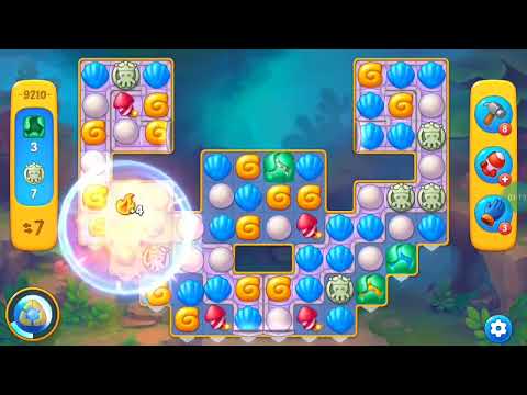 Fishdom Easy Level 9210 (with ingame lightning  and  the Hammer) @choraelmin