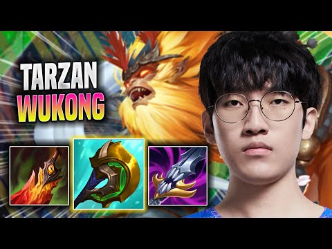 TARZAN DOMINATING WUKONG WITH NEW BUFFS! - LNG Tarzan Plays Wukong JUNGLE vs Karthus! | Season 2022