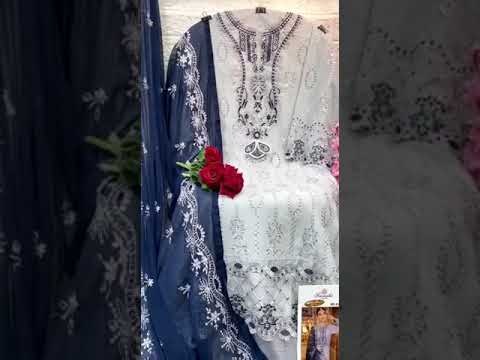 Ramsha R-532 Faux Georgette Wholesale Pakistani Salwar Suit – product video thumbnail