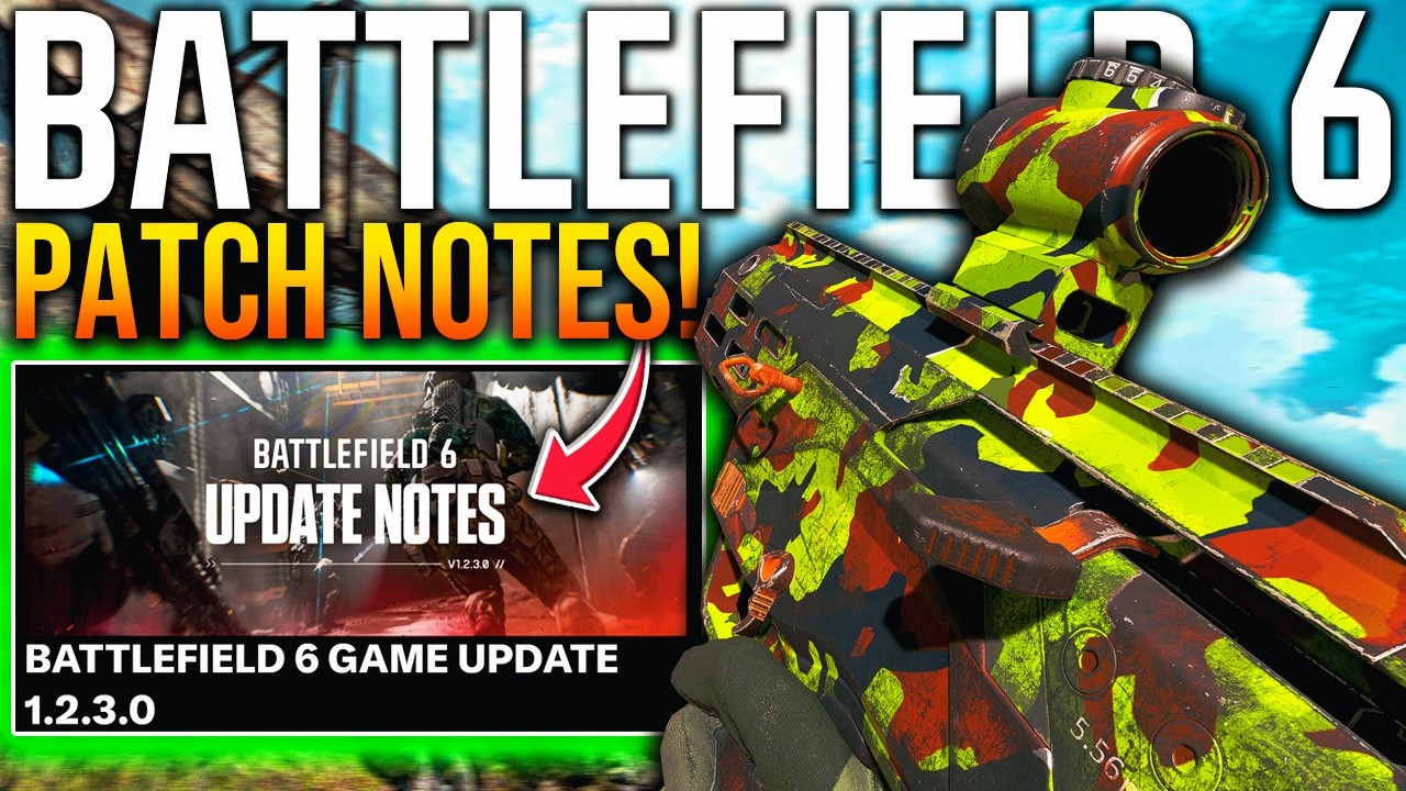 Major BATTLEFIELD 6 UPDATE PATCH NOTES! (1.2.3.0 Update)