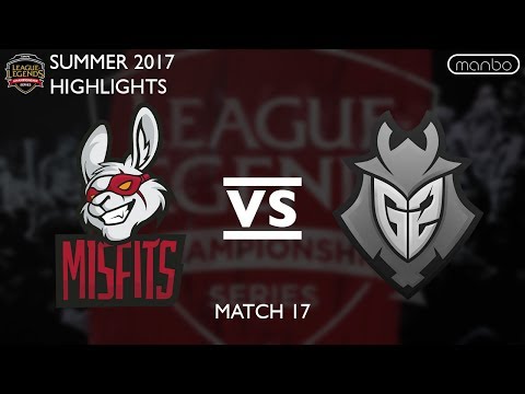 MSF vs G2 All Games Highlights EU LCS Summer 2017 Misfits vs G2 Esports LoL eSports