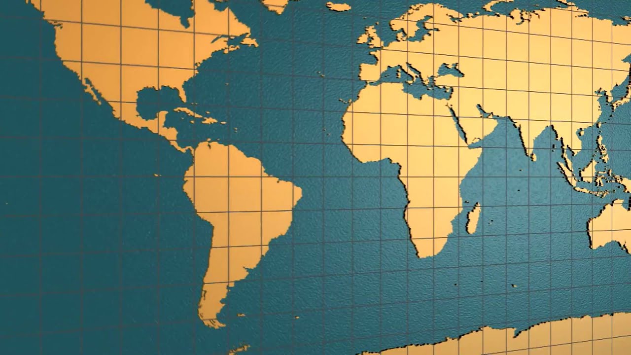 3D Folding Globe Animation