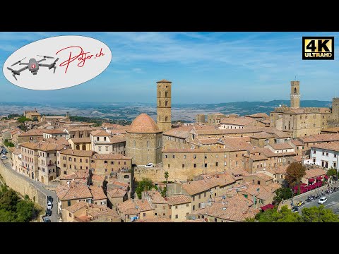Volterra from a bird's eye view: a breathtaking drone flight through Tuscany