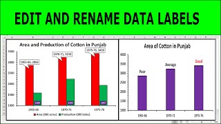 How to Add, Edit and Rename Data Labels in Excel Charts