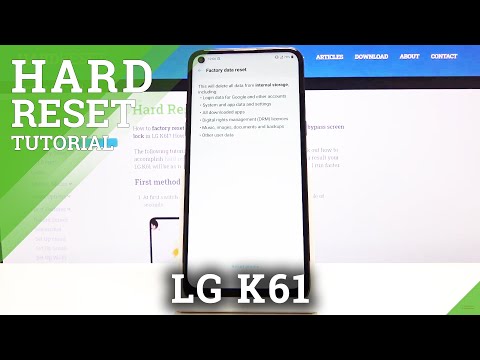 Factory Reset LG K61 - Restore to Default Settings / Wipe Data