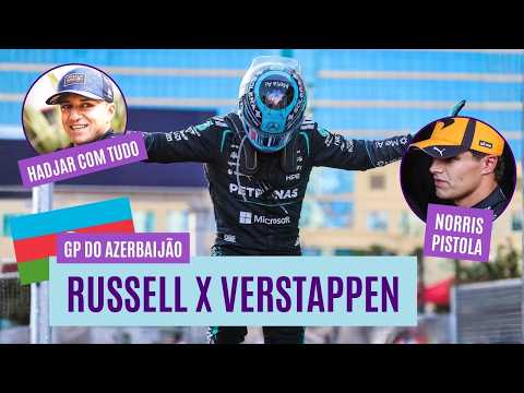 VERSTAPPEN E SC QUASE ESTRAGAM FIM DE SEMANA PERFEITO DE RUSSELL EM BAKU | NA RETA DOS BOXES