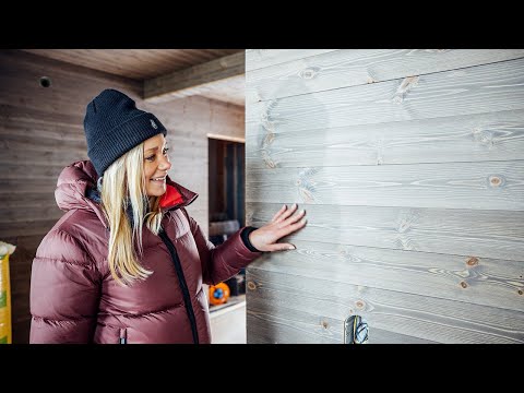 Frida Hansdotter bygger med Bra Hus, Del 3 , återbesöket till bygget