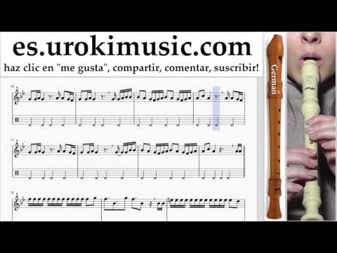 Como Tocar flauta dulce G. Felipe Pelaez feat. Maluma - Vivo Pensando En Ti Tablatura um-i927