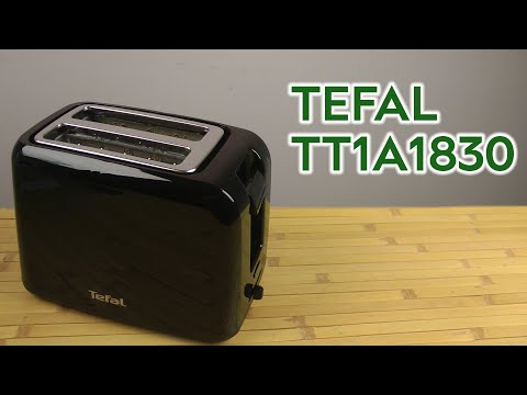 Tefal TT1A18 skrudintuvas 2 griežinėliai Juoda, Nerūdijančiojo plieno 800 W video
