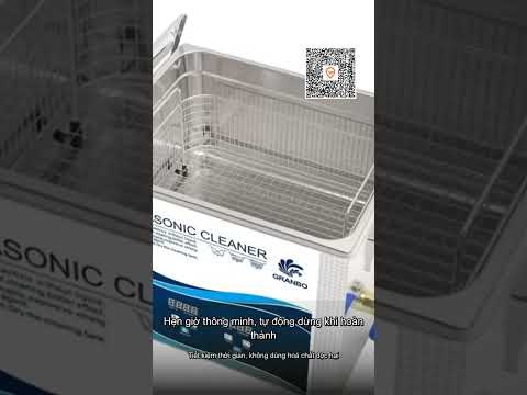Máy làm sạch siêu âm ngâm Granbo 2L / 10L có máy sưởi và hẹn giờ 40khz Máy làm sạch siêu âm rung tầ…