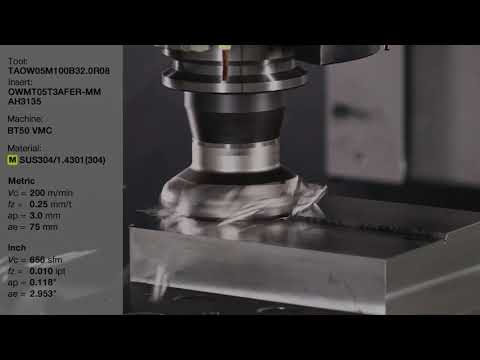 TungEight-Mill- Plaquettes économiques à 8 arêtes de coupe pour des surfaçages sans effort