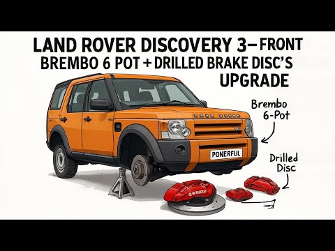 Brembo Front Brake Upgrade on Land Rover Discovery 3 /4 Range Rover Sport 2005-2012