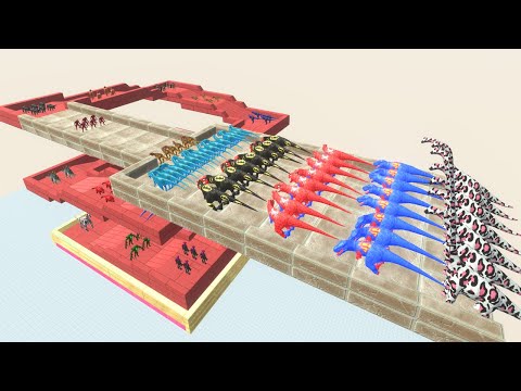 ALL Dinosaur Death Climb - Animal Revolt Battle Simulator