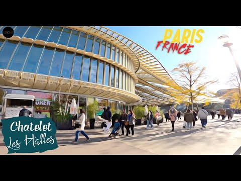 Chatelet Les Halles Walking Tour (4k Quality) | PARIS, France 🇫🇷 | Walk with Ruchira