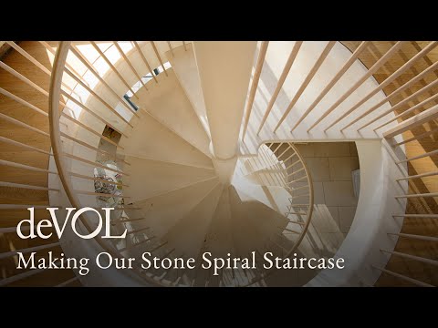 Our Stone Spiral Staircase by deVOL | A Maker's Story