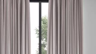 Комплект штор «Финесет (серо-коричневый)» — видео о товаре