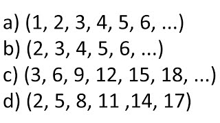 4. Escreva o termo geral das sequências | SEQUÊNCIAS