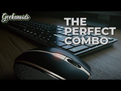 CHERRY JD-9100EU-2 Belaidė, Radio, Bluetooth, Klaviatūra su pele, US išdėstymas video