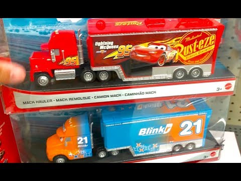 Disney Cars Toy Hunt - Disney Pixar Cars McQueen 타요 주차장 놀이 영어 배우기 동요듣기 - 디즈니 카, Тачки