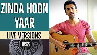 Zinda Hoon Yaar | MTV Unplugged | Amit Trivedi | Guitar Cover + Lesson