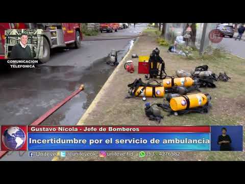 Se restableció el servicio de emergencias de bomberos