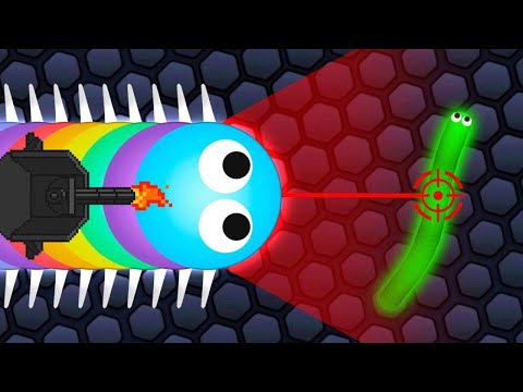 Slither.io Pro Tiny Snake Destroy Giant Noob Snakes= En clan HARD ta ficando facil matar eles kkkkk
