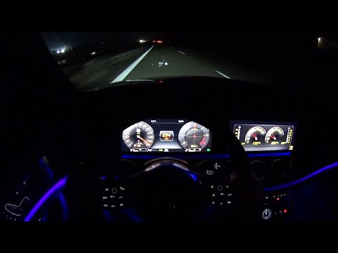 2020 Mercedes-Benz E400d T-Modell - fast driving on the Autobahn | 0-250km/h | POV