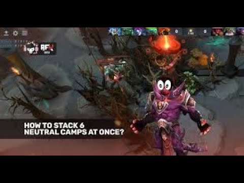Stacking 6 Neutral Camps Dota - 7.31 Shadow Demon