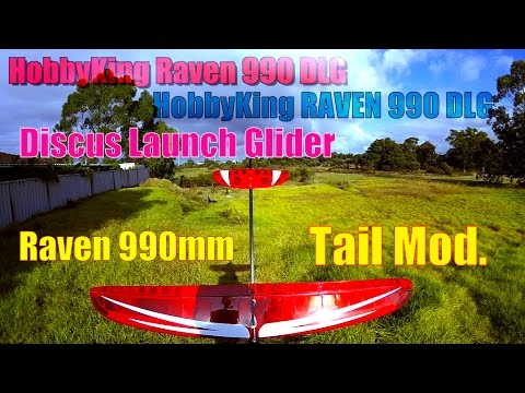 Hobby King Raven 990 DLG Tail Mod