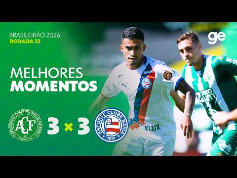 Gols e melhores lances de Chapecoense x Bahia