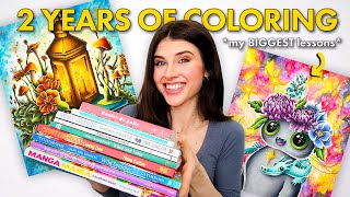 What 2 Years of Coloring Taught Me (and What I’d Do Differently…) // Chatty Recap + Q&A
