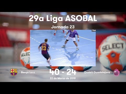 LIGA ASOBAL J23: Barça Lassa - Quabit Guadalajara 40-24