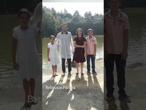 Batismo do irmão Richardson em  2021 , na igreja de Deus de Rebouças Paraná