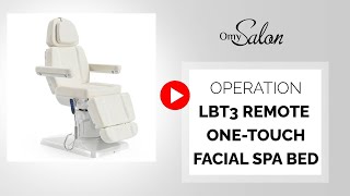 Omysalon Luxury Facial Spa Bed Operate
