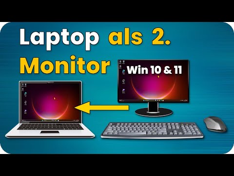 Laptop als Monitor nutzen mit Screen Mirroring & Erweiterung