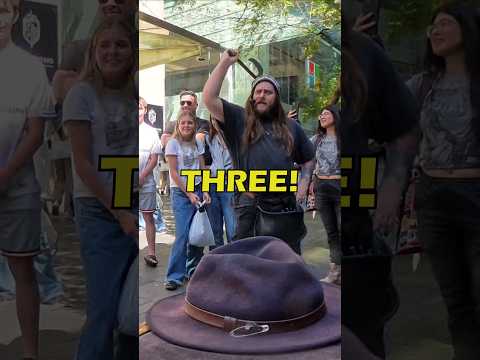 Throwing An Axe At This Kid!