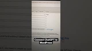Connect ChatGPT to WordPress