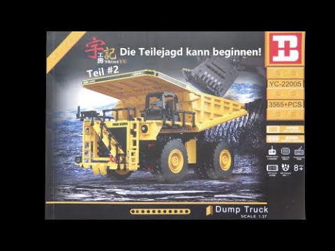 Auf Teilejagd! Happy Build - Dump Truck - YC-22005 - Aufbauvideo Teil #2 - 3565 Teile